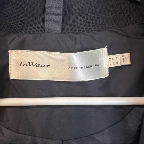 InWear Copenhagen EtkralW Quilted Coat Size 10 - Picture 9 of 16